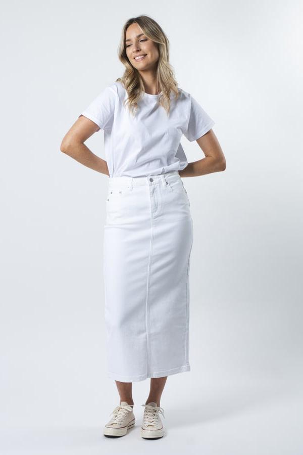 STELLA + GEMMA - Stacy Skirt White