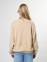 STELLA + GEMMA - Bubble Sweat - Oat