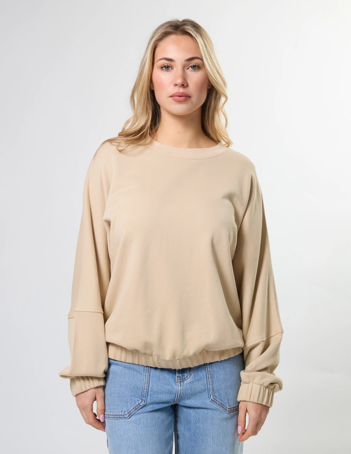 STELLA + GEMMA - Bubble Sweat - Oat