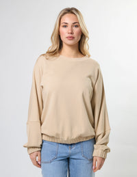 STELLA + GEMMA - Bubble Sweat - Oat