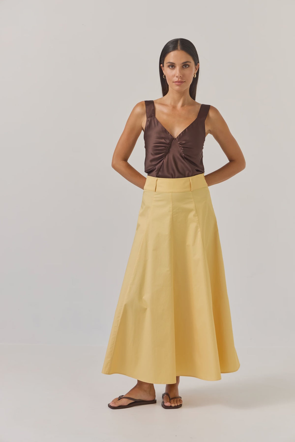 TUESDAY - Circle Skirt - Gold