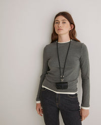 YERSE - T-Shirt Double Garment - Gris