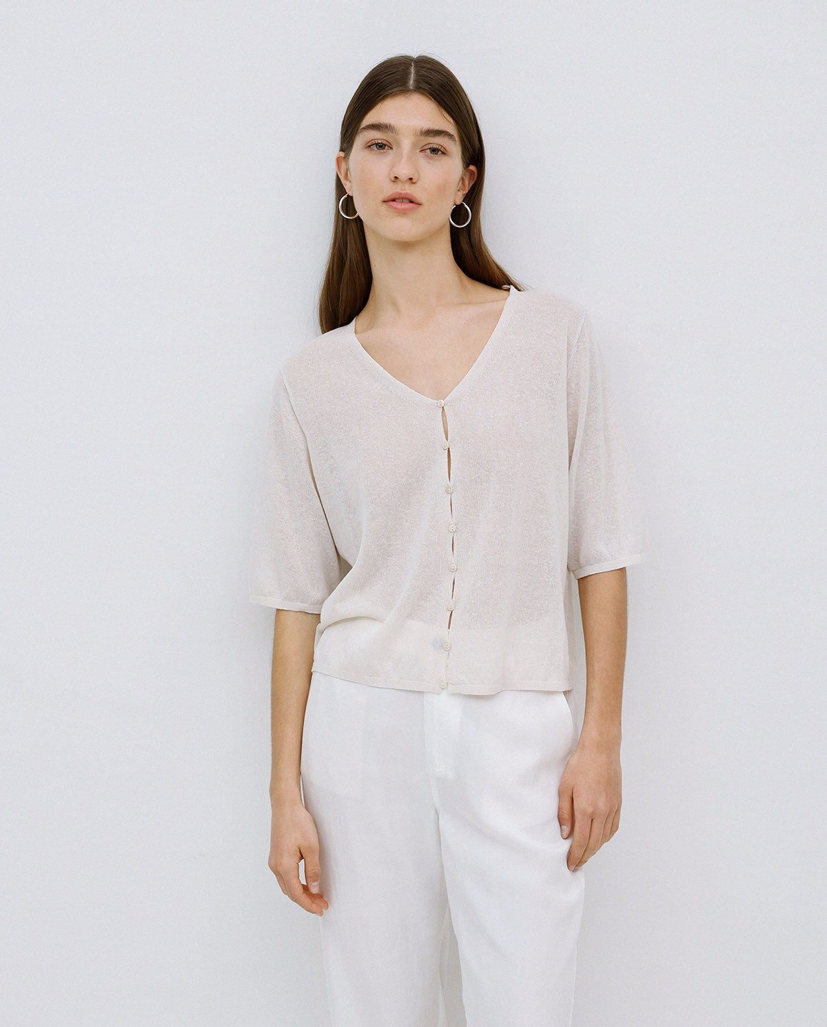 YERSE - Cardigan - Beige
