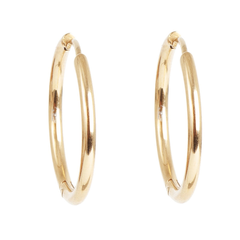 A & C OSLO - Medium Earrings Steel 14k