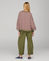 BOOM SHANKAR - Guru Sweater - Dusty Pink Stripe
