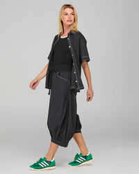 BOOM SHANKAR - Hatsu Shirt - Black/White Stitching