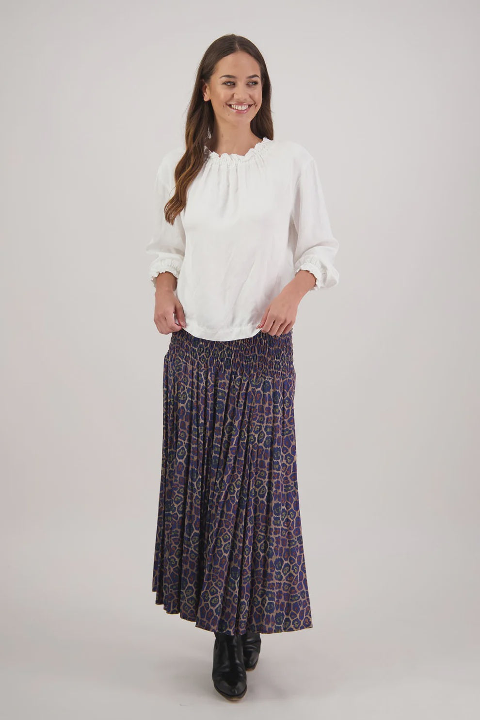 BRIARWOOD - Hawthorn Skirt - Antique Leopard