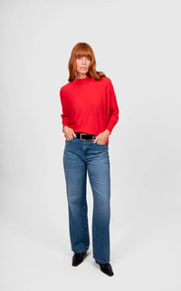 BRIDGE & LORD - Dolman 3/4 Sleeve Pullover - Cayenne