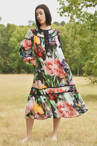 CURATE - Maximum Volume Dress - Black Floral