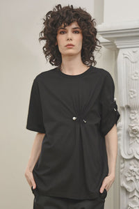 CURATE - Pearl Perfection Tee - Black