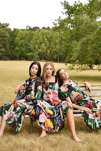 CURATE - Maximum Volume Dress - Black Floral