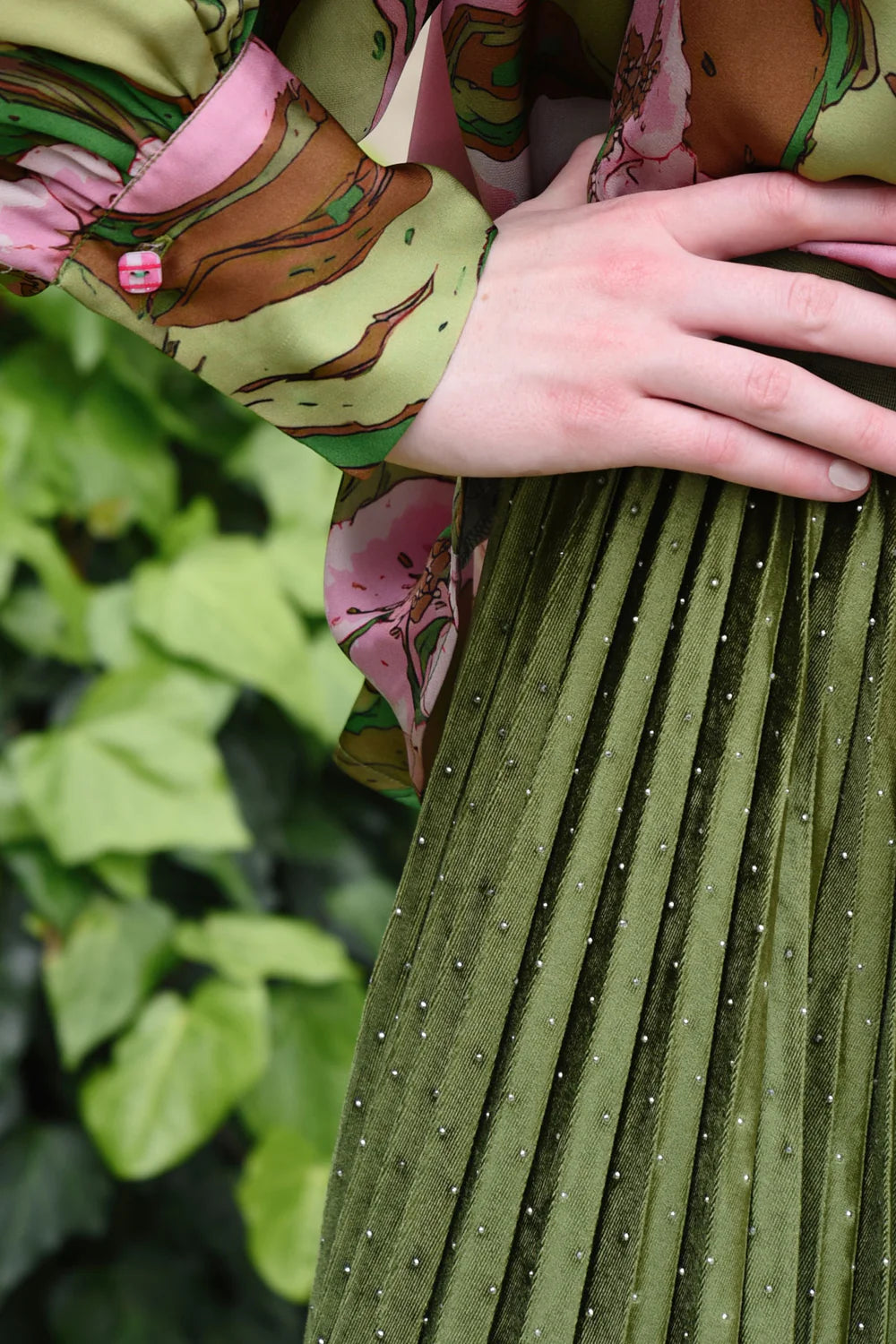 CURATE - Forever Long Skirt - Khaki