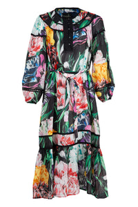 CURATE - Maximum Volume Dress - Black Floral