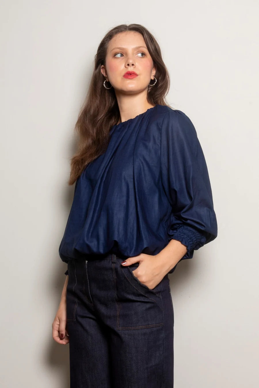 DALSTON - Cherie Top - Marine