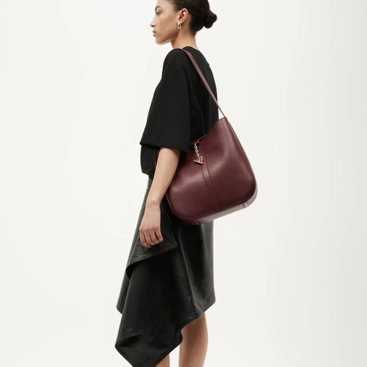 Luxury leather handbag from a designer accessories online collection in New Zealand