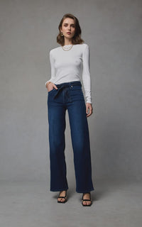 DRICOPER - Molly Mid Rise Straight Leg - Indigo Blue