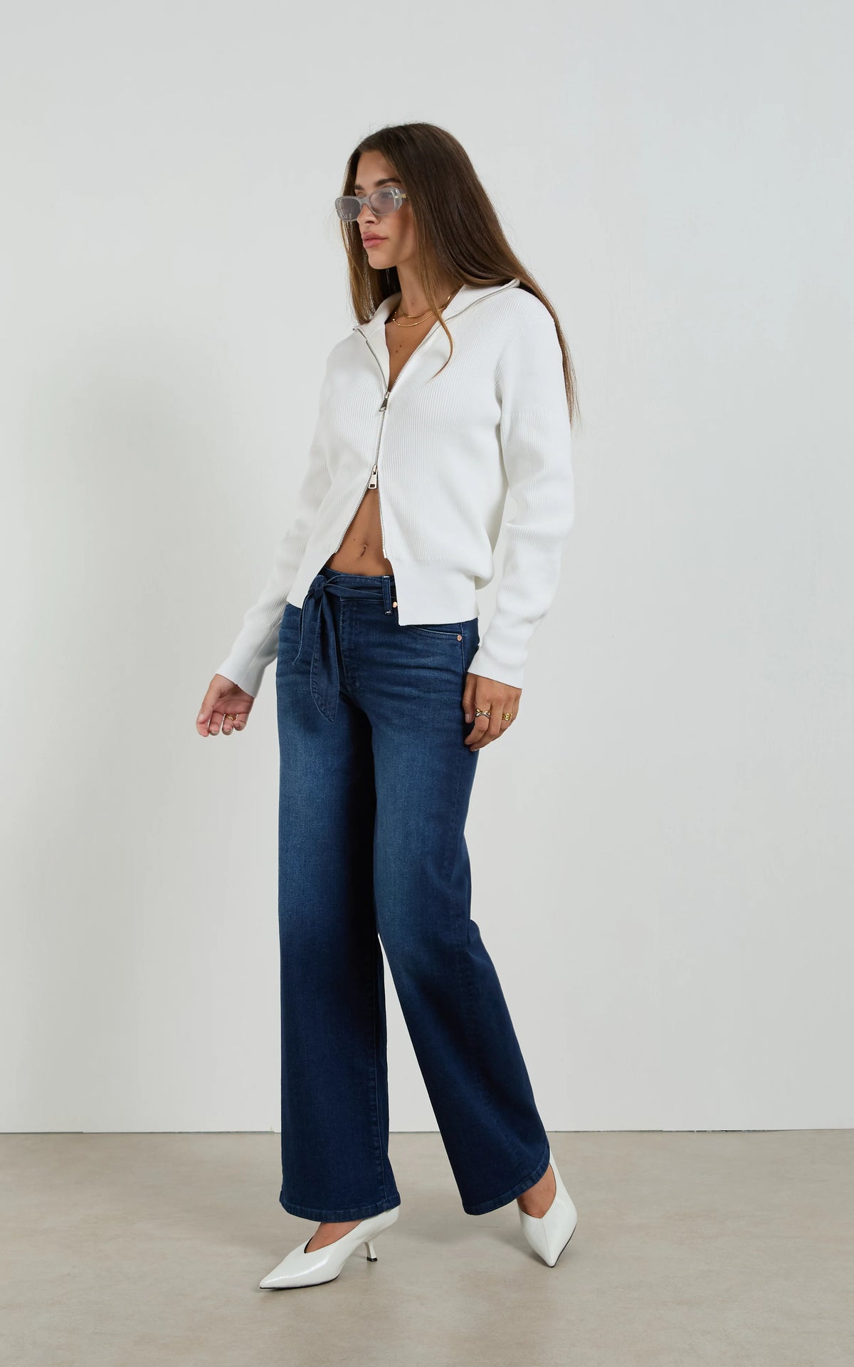 DRICOPER - Molly Mid Rise Straight Leg - Indigo Blue