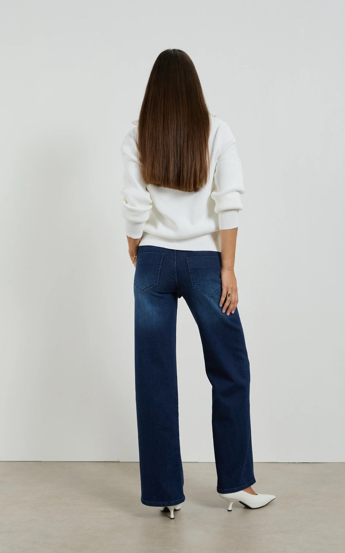 DRICOPER - Molly Mid Rise Straight Leg - Indigo Blue
