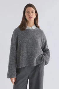 ELK - Agna Sweater - Mid Grey Marle