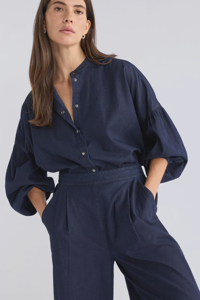 ELK - Albez Shirt - Dark Blue Denim
