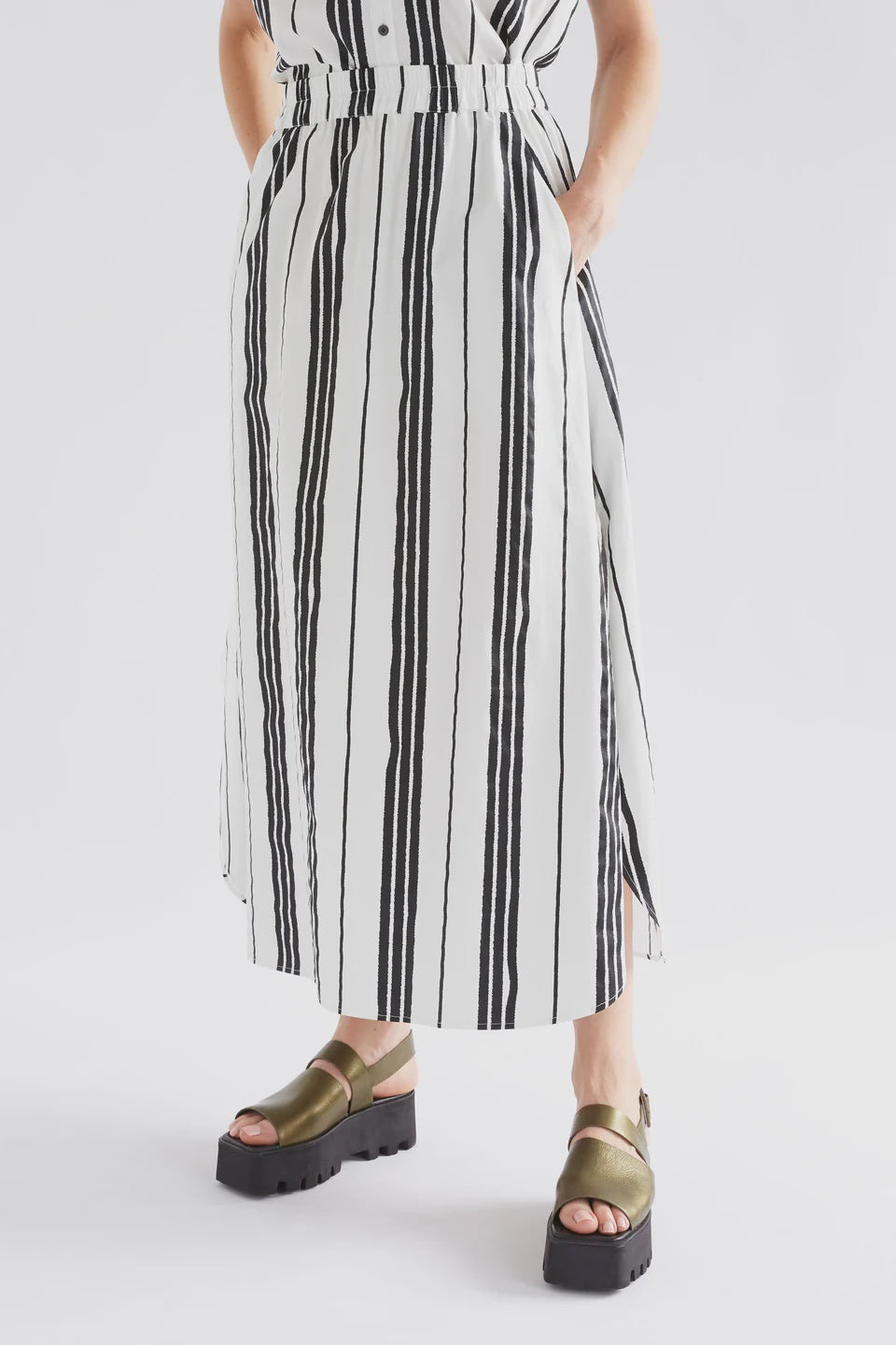 ELK - Fez Skirt - Fez Print White