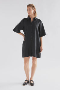 ELK - Linen Dress - Black