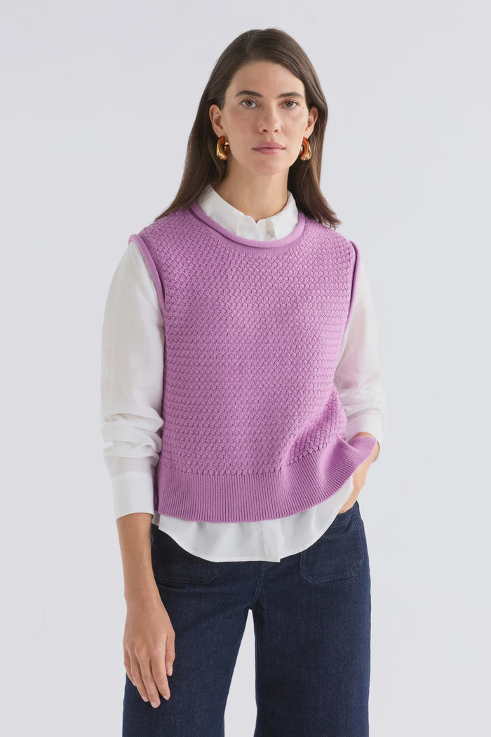 ELK - Naya Knit Vest - Violet