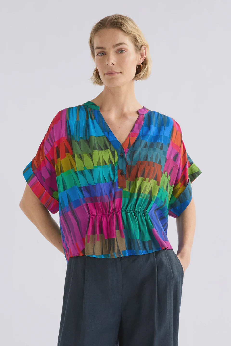 ELK - Seka Top - Lind Dark Print