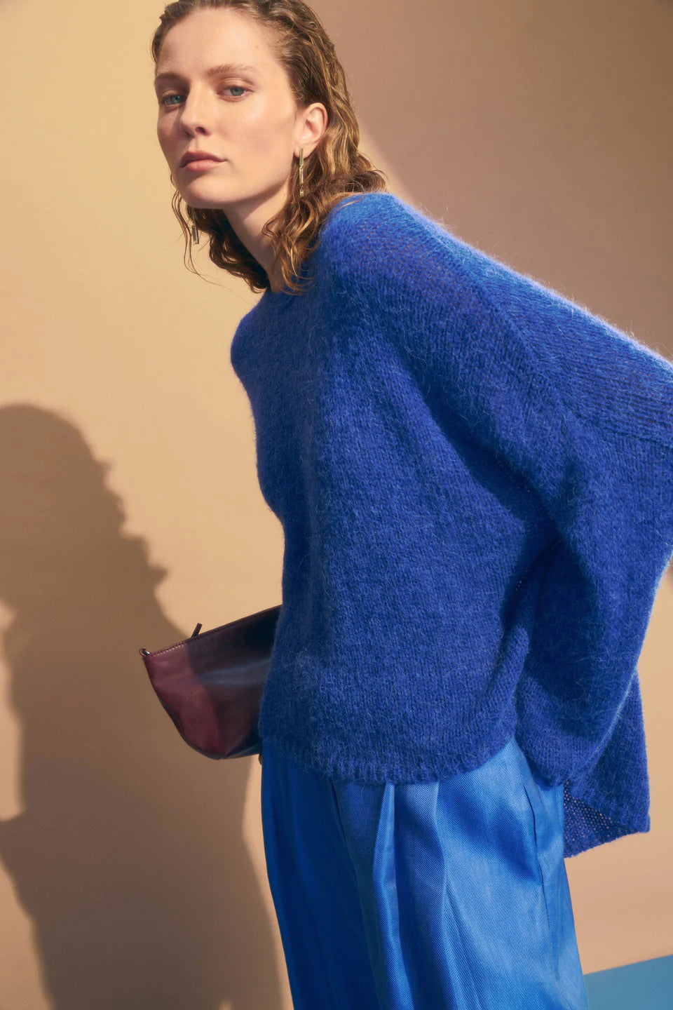ELK - Agna Sweater - Deep Cobalt