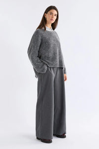 ELK - Agna Sweater - Mid Grey Marle