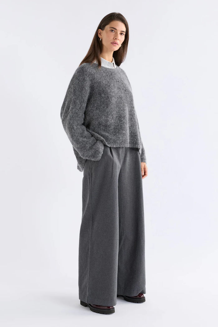 ELK - Agna Sweater - Mid Grey Marle