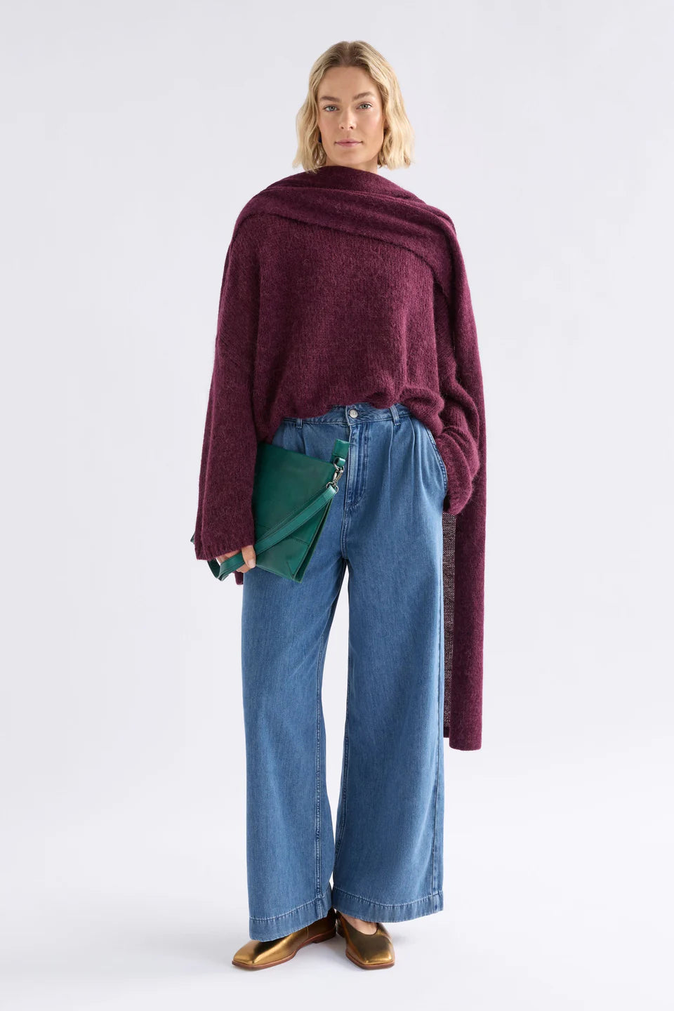 ELK - Agna Sweater - Merlot