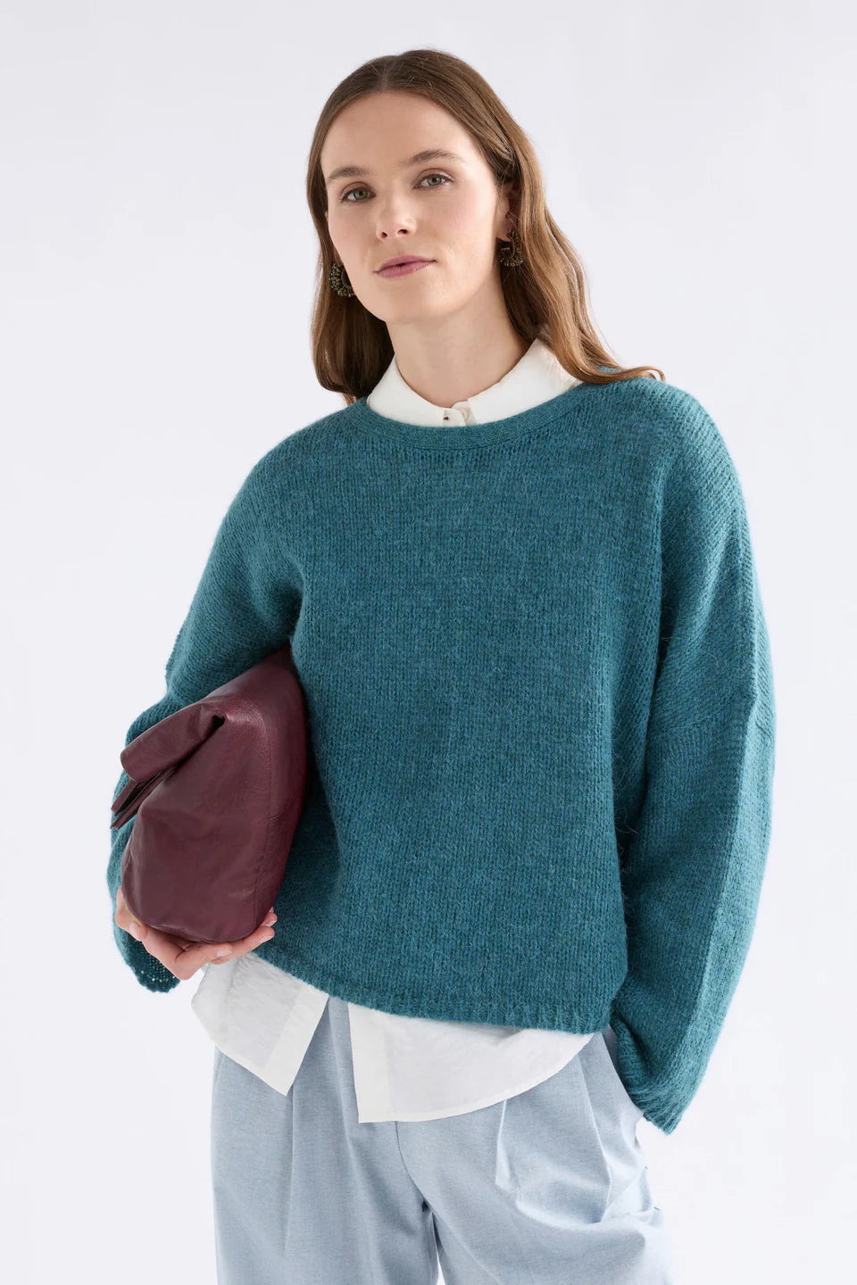 ELK - Agna Sweater - Stone Blue