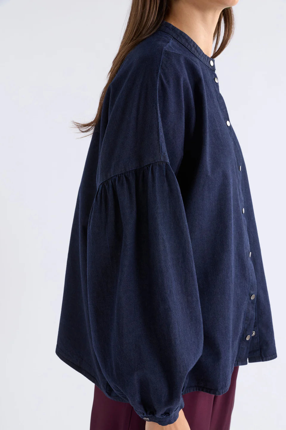 ELK - Albez Shirt - Dark Blue Denim