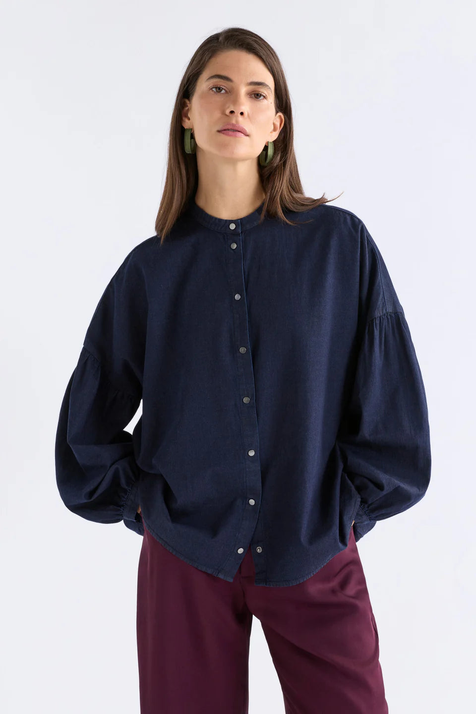ELK - Albez Shirt - Dark Blue Denim