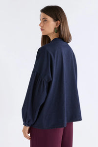 ELK - Albez Shirt - Dark Blue Denim