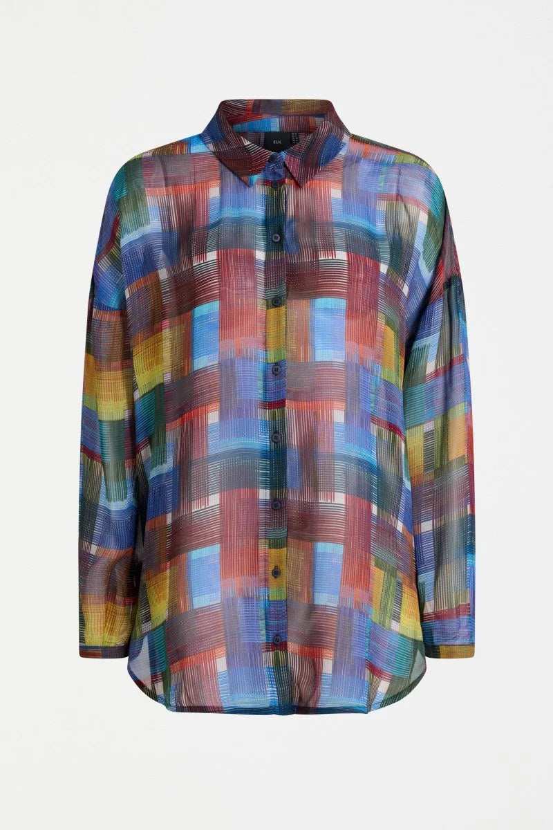 ELK - Eir Sheer Shirt - Elbrus Print