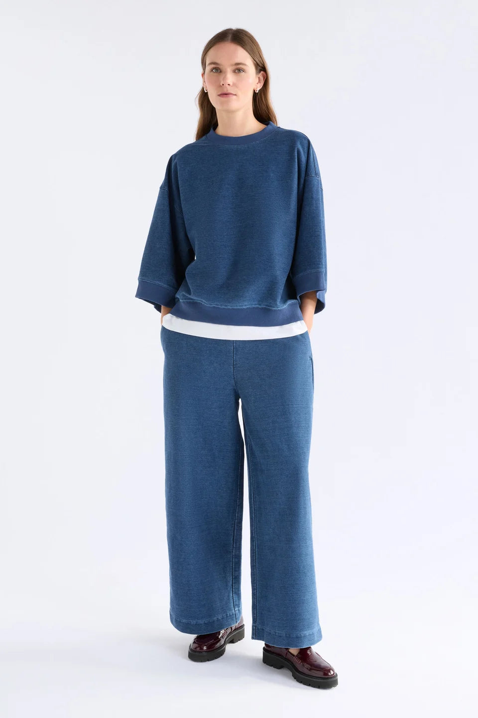 ELK - Enfeld Tee - Mid Blue Wash