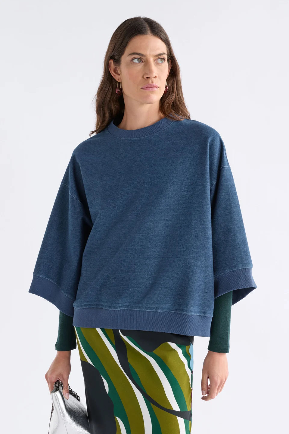 ELK - Enfeld Tee - Mid Blue Wash