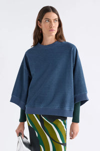 ELK - Enfeld Tee - Mid Blue Wash