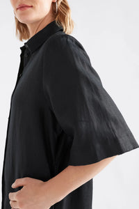 ELK - Linen Dress - Black