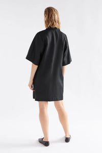ELK - Linen Dress - Black