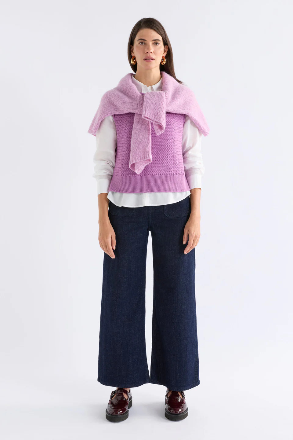 ELK - Naya Knit Vest - Violet