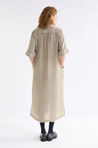 ELK - Porta Dress - Olive Stripe