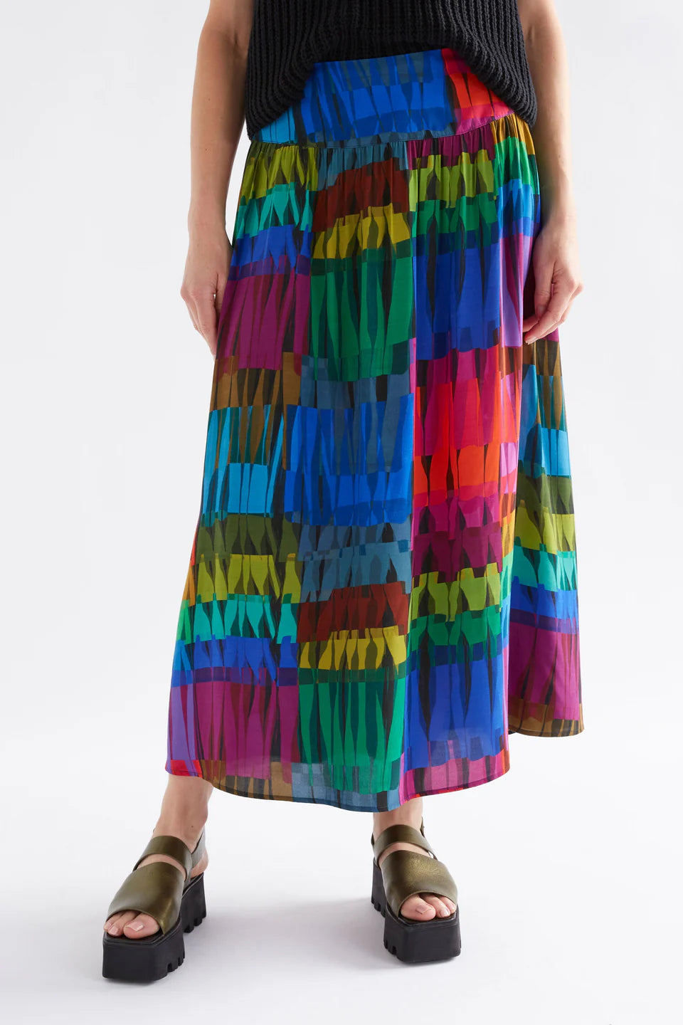 ELK - Reva Skirt - Lind Dark Print