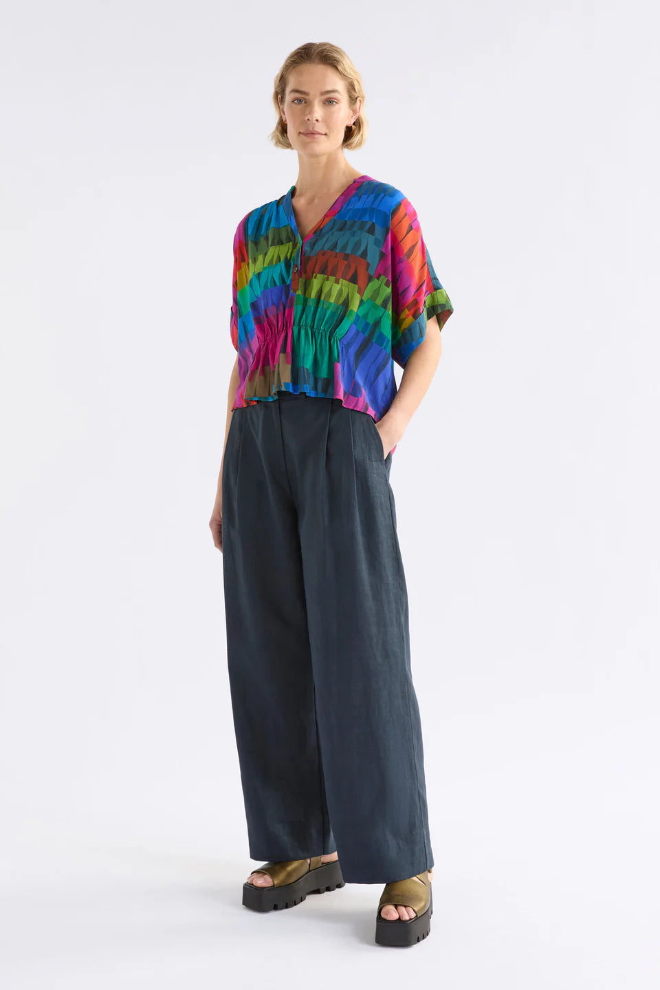 ELK - Seka Top - Lind Dark Print
