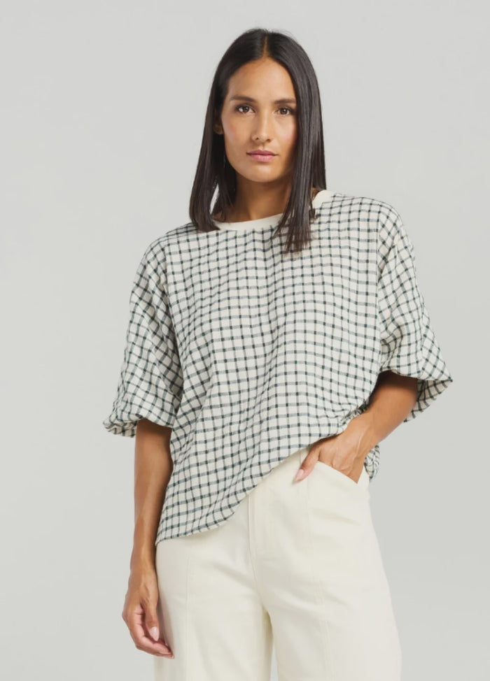 ET ALIA - Aroha Top - Pine Check