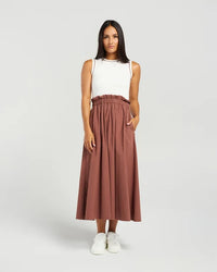 ET ALIA - Claudia Dress - Walnut