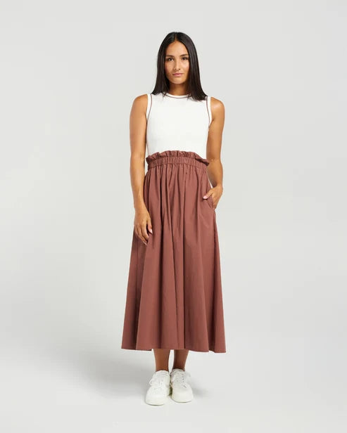 ET ALIA - Claudia Dress - Walnut
