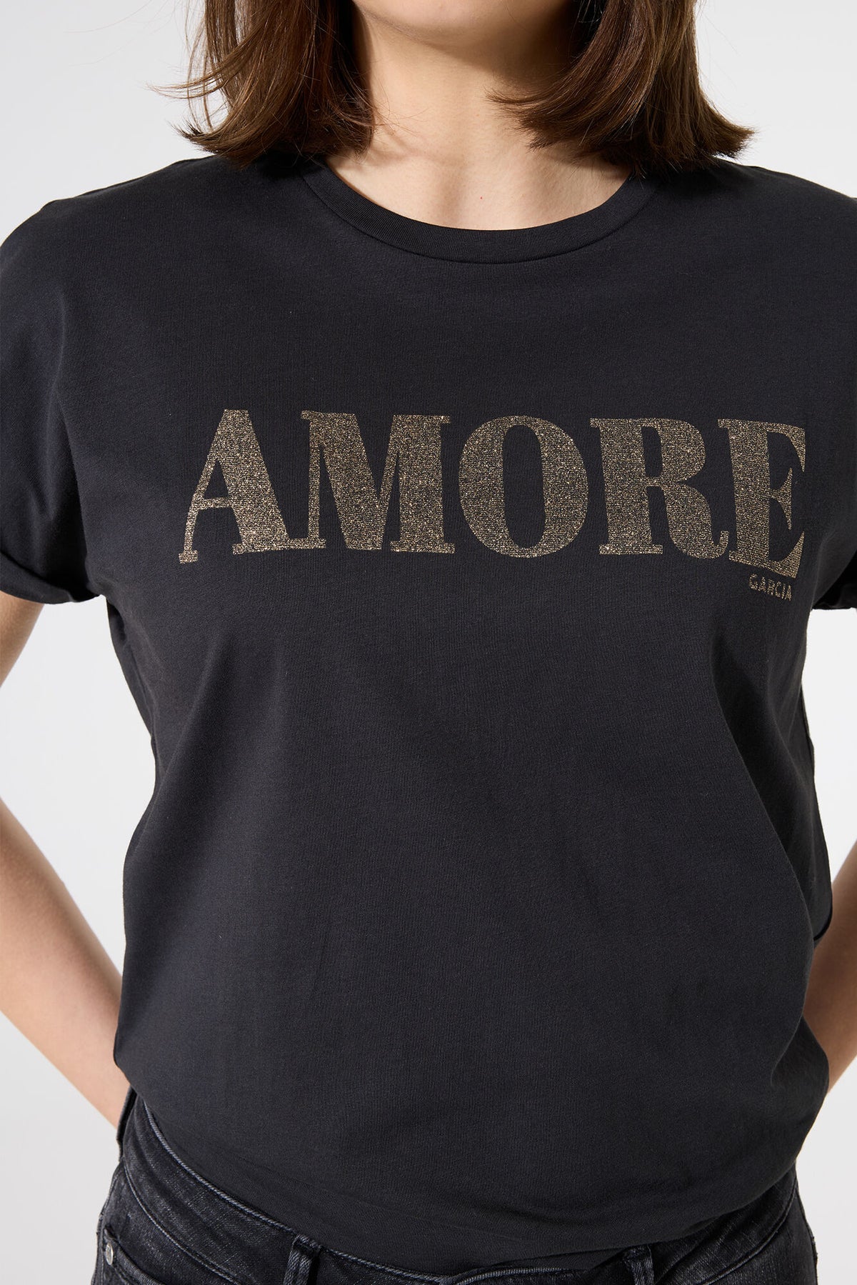 GARCIA - Anthracite Amore T-Shirt